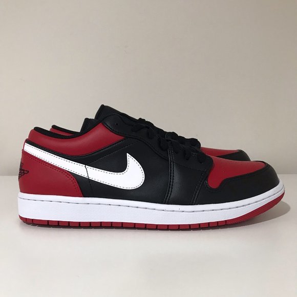 Nike Air Jordan 1 Low Alternate Bred Toe 553558-066 Size 10.5 Mens - Picture 14 of 16